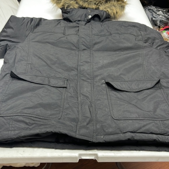 💦American Rag Men's Snorkel Parka Coat XXL Deep Black - Picture 5 of 9